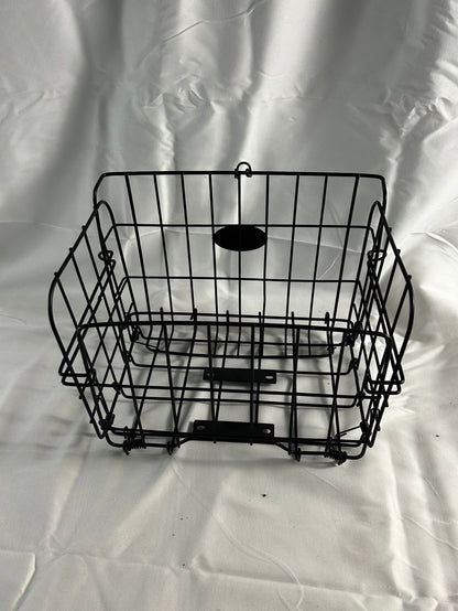 Foot Pedal Rear Seat Steel Folding Vegetable Basket Storage Bin - Hikeep ebike