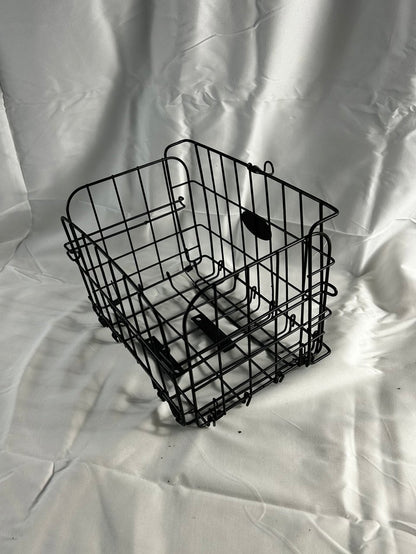 Foot Pedal Rear Seat Steel Folding Vegetable Basket Storage Bin - Hikeep ebike
