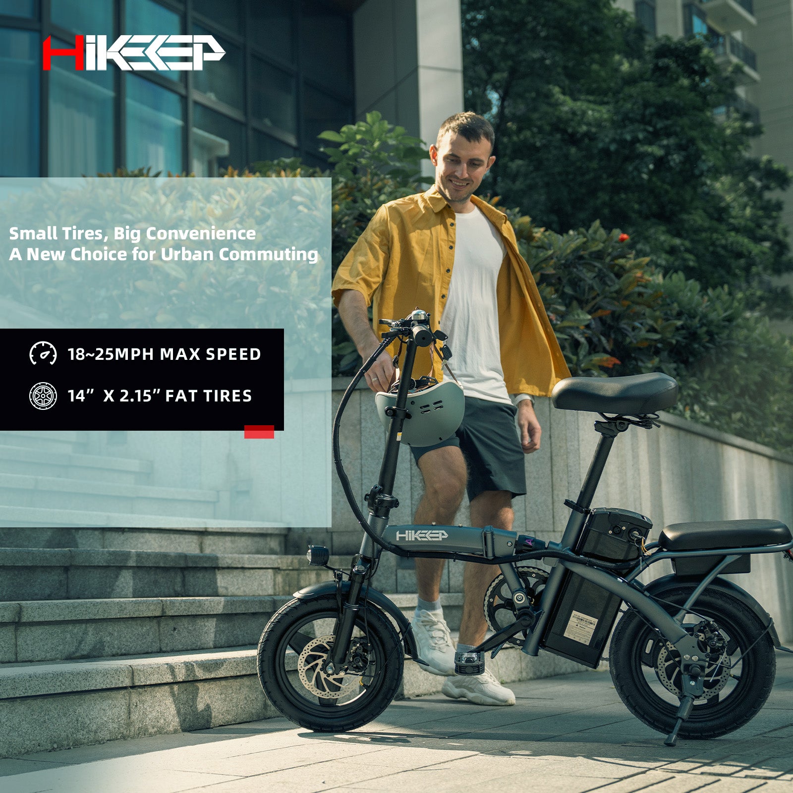 HiKeep D1  Foldable Electric Bike 48V 10Ah - Hikeep ebike