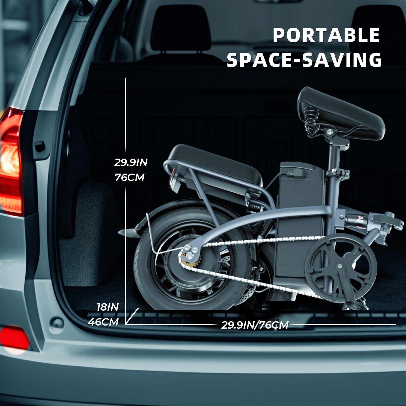 HiKeep D1  Foldable Electric Bike 48V 10Ah - Hikeep ebike